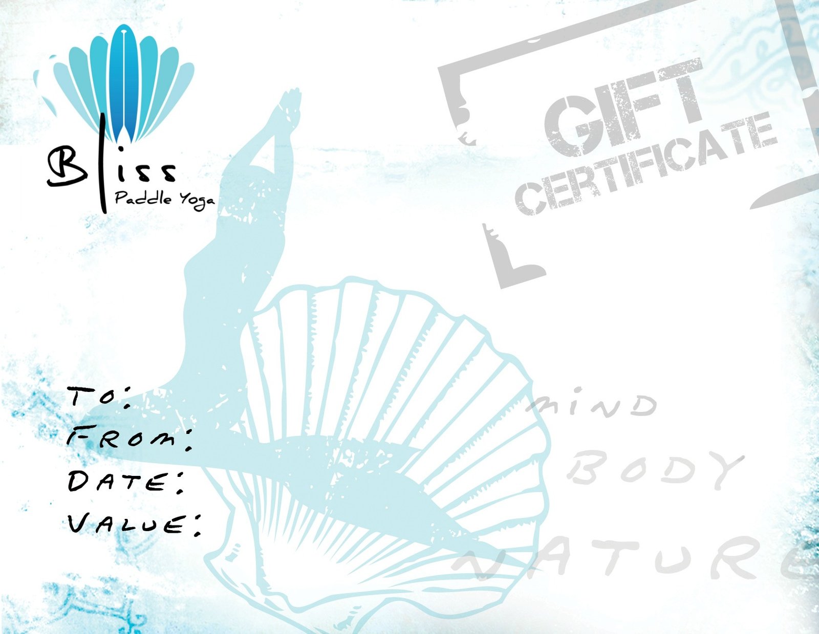 NEW GIFT CERTIFICATE