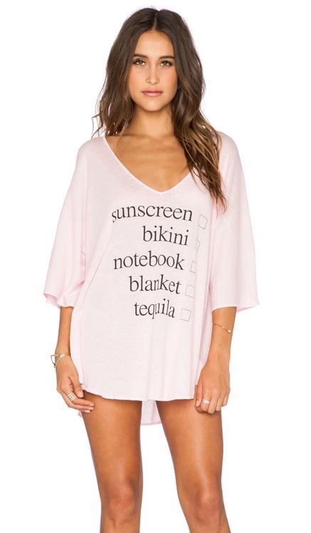 Wildfox Weekend Trip Tahiti Tunic